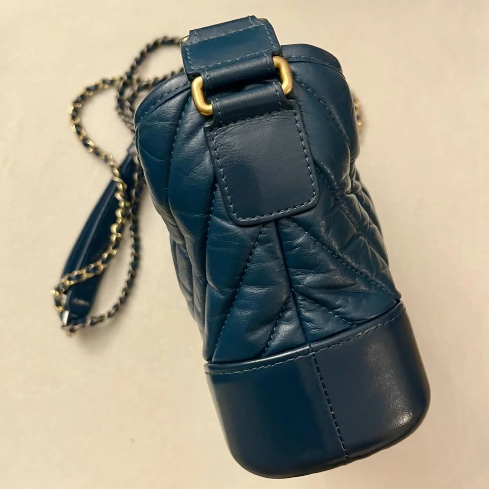 CHANEL Gabrielle Small Chevron Shoulder Bag